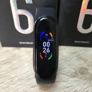 Фітнес браслет FitPro Smart Band M6 (смарт годинник, пульсоксиметр, пульс). Колір чорний